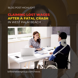 Claiming Lost Wages After a Fatal Crash in West Palm Beach