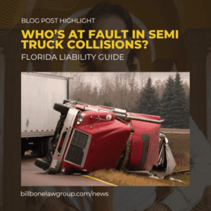 Who’s at Fault in Semi Truck Collisions