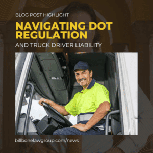 dot regulation and truck driver liability