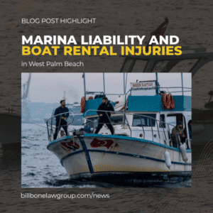 marina liability and boat rental injuries in west palm beach